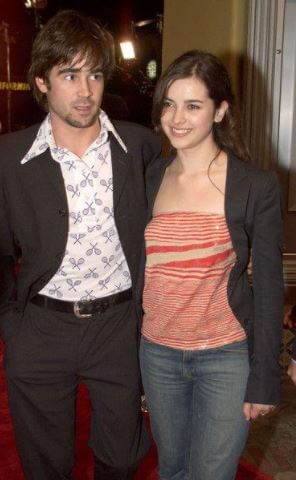 James Padraig Farrell father Colin Farrell with Amelia Warner.